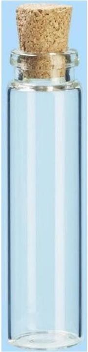 Actual product image Hobby Fun Mini utensils glass tubes cork 6 pieces