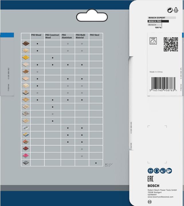 Produktbild Bosch Professional Zubehör PRO Aluminium cordless Kreissägeblatt, 150 x 1,8 x 20 mm