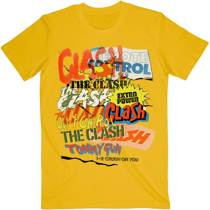 Immagine prodotto The Clash Singles Collage Text (XXL)