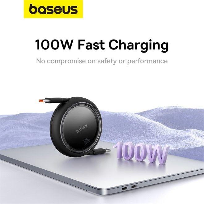Actual product image Baseus USB C – USB C (1 m, USB 3.0, 100 W)