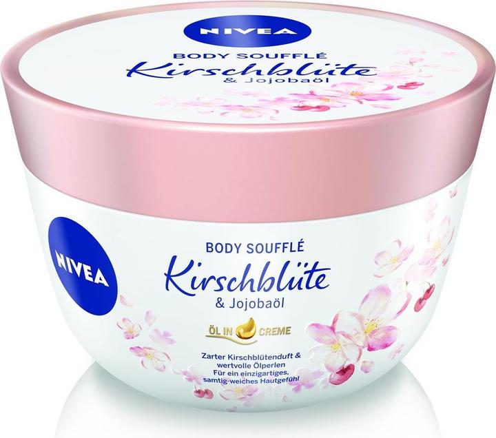 Produktbild NIVEA Body Soufflé Kirschblüte & Jojobaöl (Körpercreme, 200 ml)