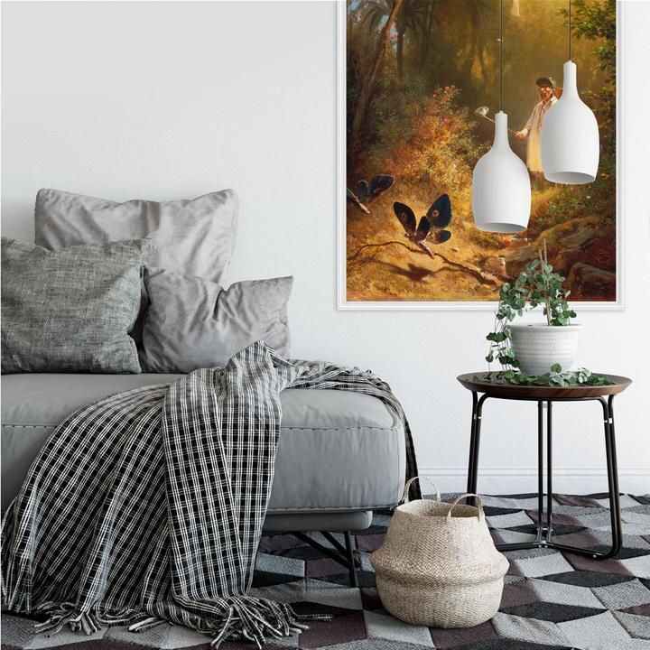 Produktbild Trenddeko Der Schmetterlingsfänger (70 x 100 cm)