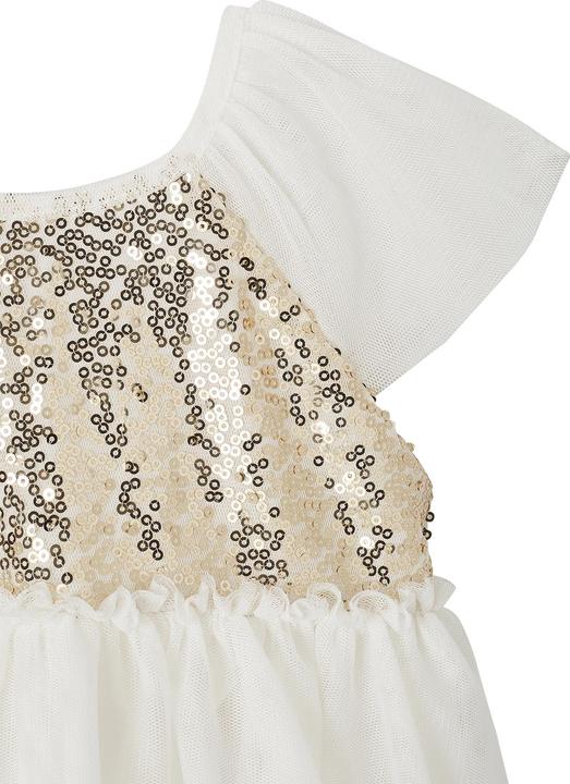 Actual product image Vertbaudet Kurzärmeliges Mädchen Festkleid mit Pailletten (92)