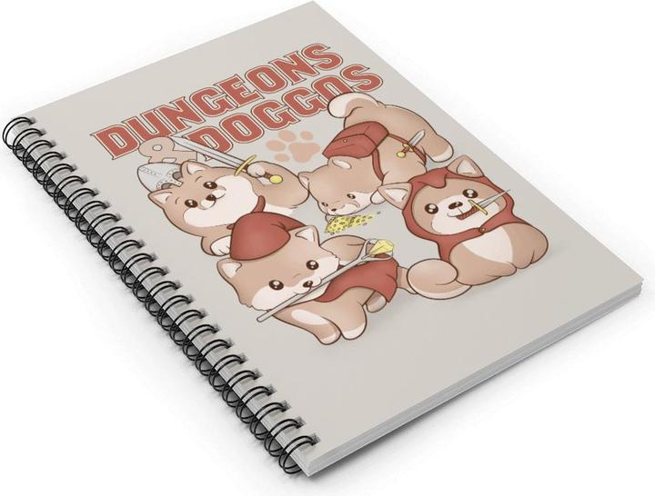 Produktbild Glass Staff Notizbuch Dungeons & Doggos Mehrfarbig (Liniert, Harter Einband)