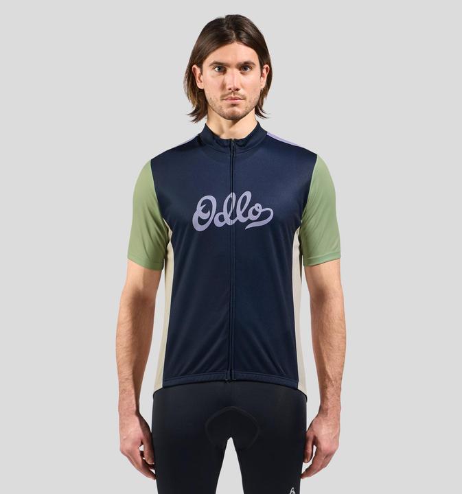 Image du produit Odlo T-shirt s/u collar s/s full zip ESSENTIAL PRINT (XL)
