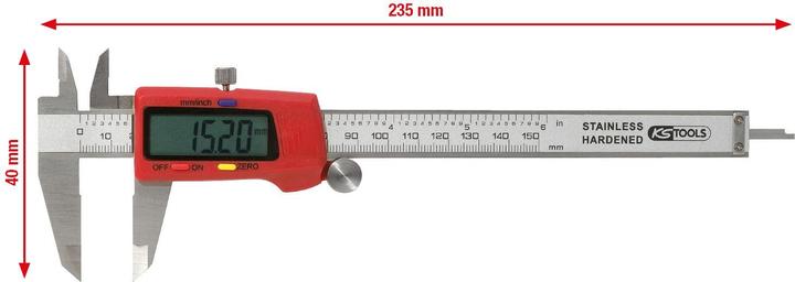 Image du produit KS Tools Pied à coulisse (23.50 cm)