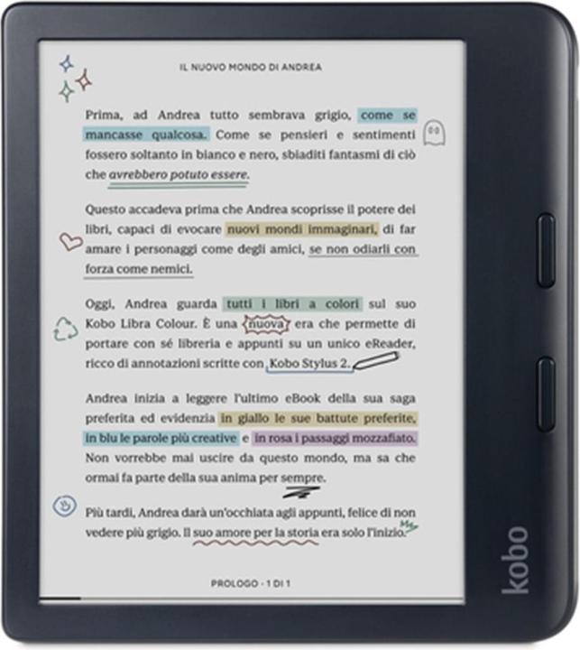 Kobo Libra Colour (7", 32 Go, Noir)