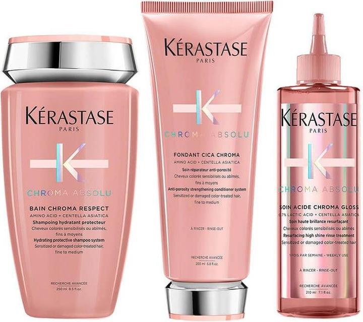 Kérastase Chroma Absolu Gloss Fine Hair Trio (Haarpflege set)