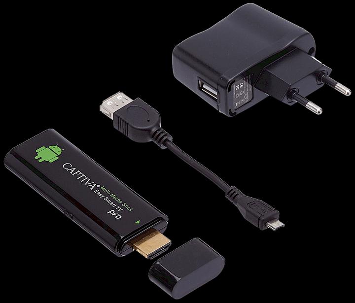 Produktbild Captiva Multi Media Stick Easy Smart TV Stick pro retail (WLAN USB-Stick)