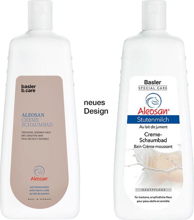 Image du produit Basler Bain moussant au lait de jument Aleosan (1000 ml, Bain moussant)