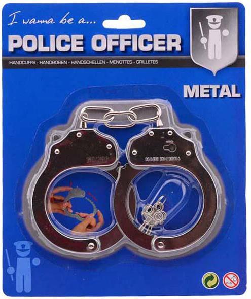 Actual product image Johntoy Handboeien Politie