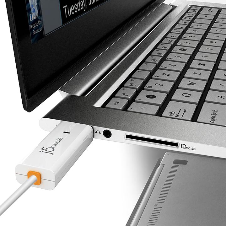 Actual product image j5Create Juc400 (1.80 m, USB 2.0, 0.75 W)