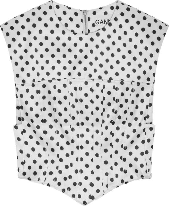 Actual product image GANNI Top Bianco (36)