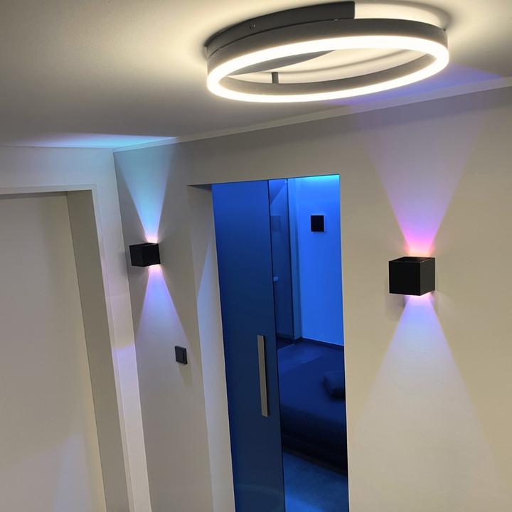 Produktbild s.luce Ixa LED Wandlampe verstellbare Winkel Innen & Aussen IP44 (460 lm)
