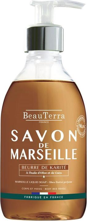 BeauTerra Flüssigseife Marseille Sheabutter liq (Flüssigseife, 300 ml)