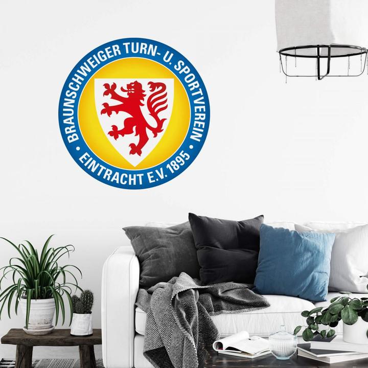 Actual product image Eintracht Braunschweig logotype (30 x 30 cm, 110 x 110 cm, 50 x 50 cm, 70 x 70 cm, 90 x 90 cm)