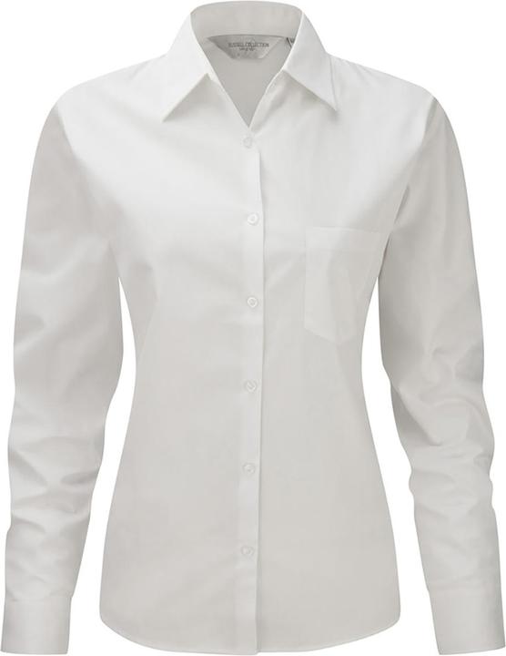 Produktbild Russell Jerzees BaumwollHemd Bluse Arbeitsbluse langärmlig (S)