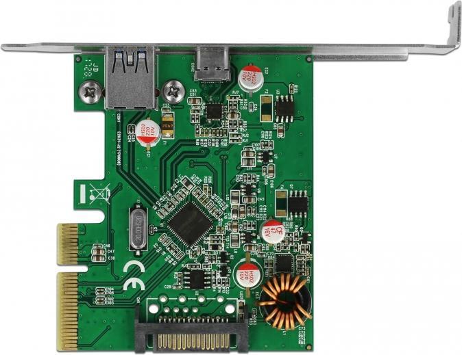 Produktbild Delock PCIe 1x USB-Typ-C, 1x USB-A