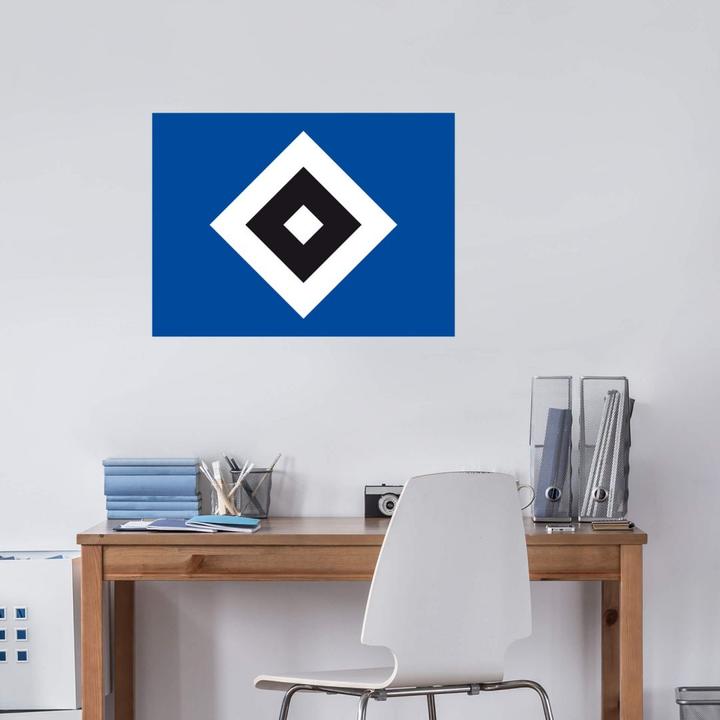 Produktbild Hamburger SV HSV Logo (40 x 30 cm)
