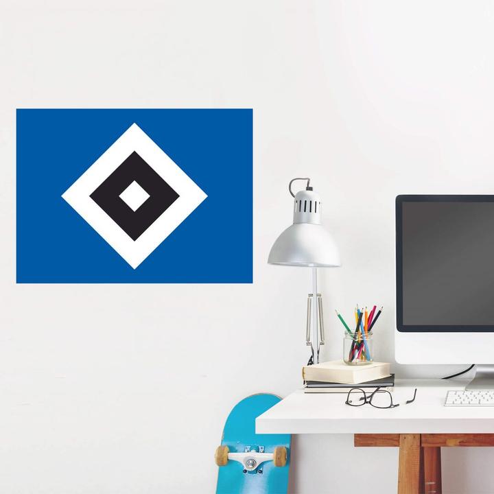 Produktbild Hamburger SV HSV Logo (40 x 30 cm)