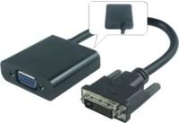 Actual product image MicroConnect Adapter AV DVI-D - D-Sub (VGA) black (DVIDVGA) (DVI, VGA, 25 cm)