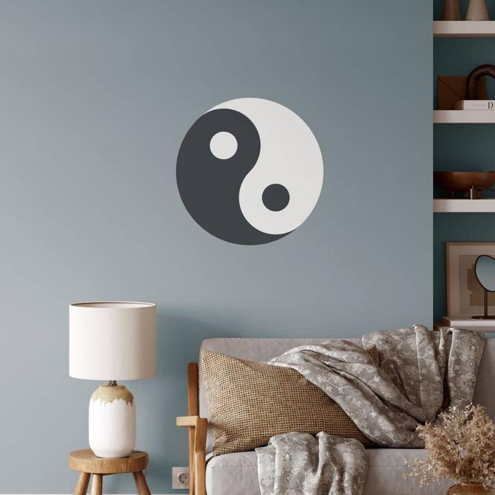 Actual product image Emojione Emoji Yin Yang (40 x 40 cm)