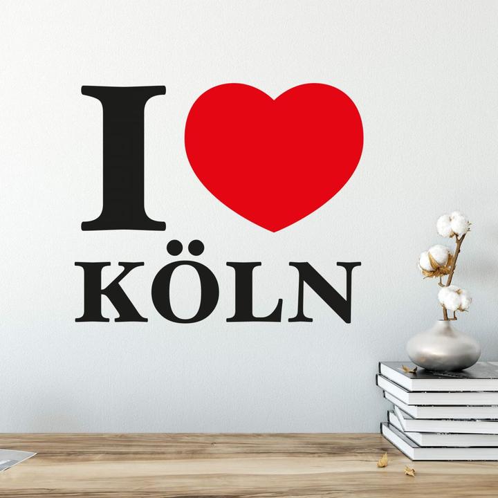 Produktbild Trenddeko I love Köln (60 x 52 cm)