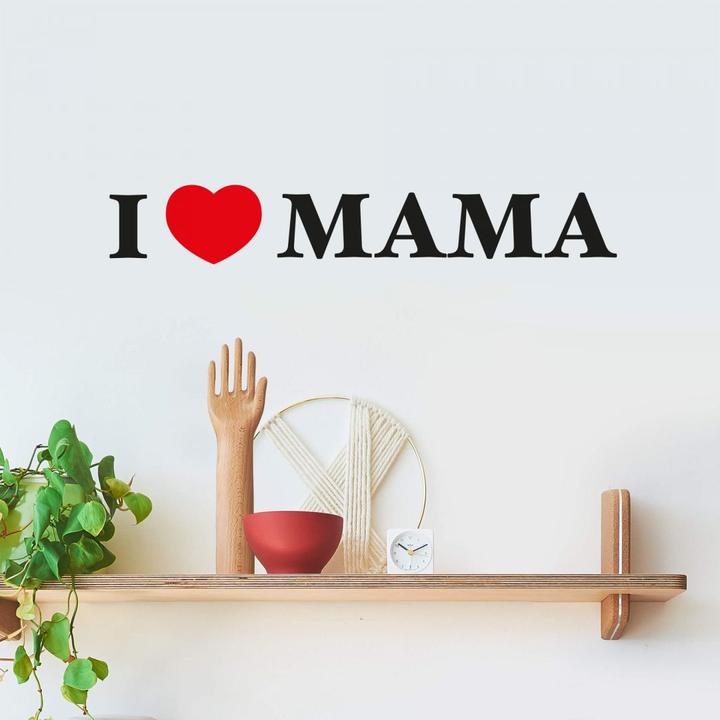 Produktbild Trenddeko I love Mama (100 x 17 cm)