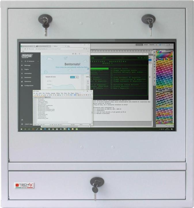 Produktbild Techly ICRLIM10 (12.57 HE, 19 Zoll Rack)
