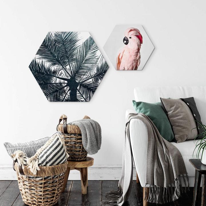 Image du produit Trenddeko Cacatoès rose (35 x 30 cm)