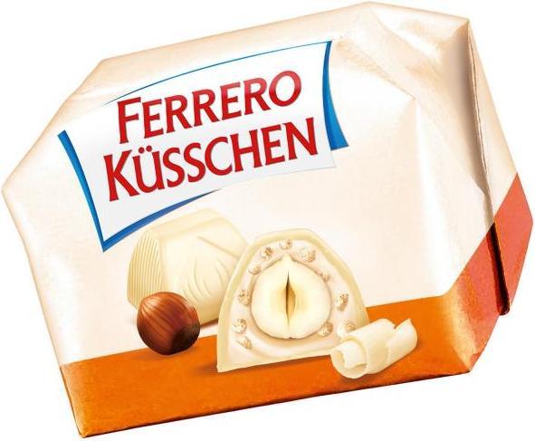 Produktbild Ferrero KÜSSCHEN White Crispy Pralinen 20 St. (200 g)