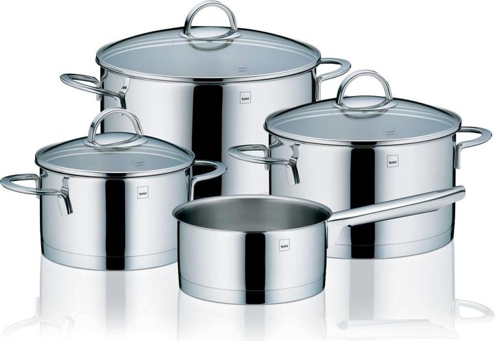 Kela Kochtopf-Set Cailin (24 cm, Pfannenset + Topfset, Edelstahl)
