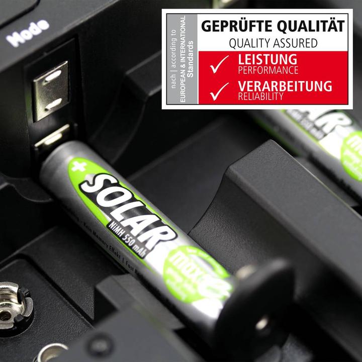 Produktbild Ansmann NiMH HR03 Sol (1 Stk., AAA, 550 mAh, Akku)