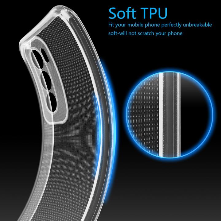 Immagine prodotto Cadorabo Custodia per OPPO Reno 12 Pro TPU Ultra Slim AIR (Realme 12 Pro+)