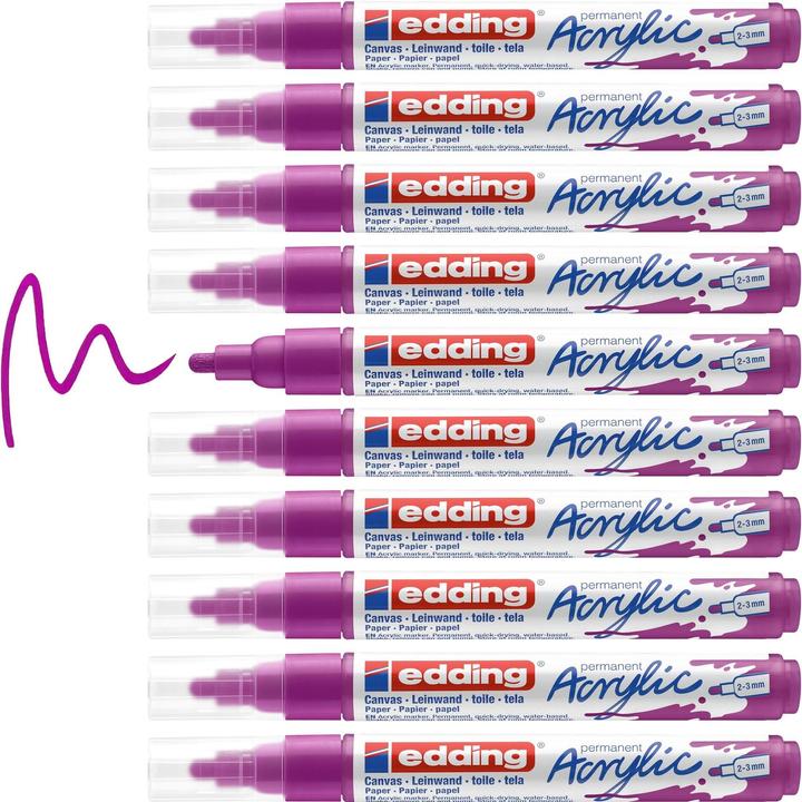 Image du produit Edding Marqueur acrylique 5100 Medium (Baies, 3 mm, 1 x)