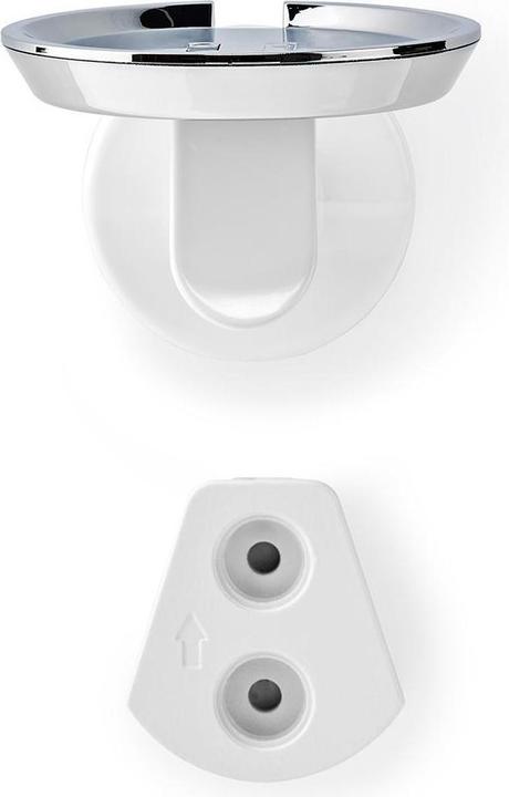 Immagine prodotto Nedis Supporto per altoparlanti Google Home® da parete 2 kg Fisso Metallo / Acciaio Bianco (1 pz., Installazione a parete)