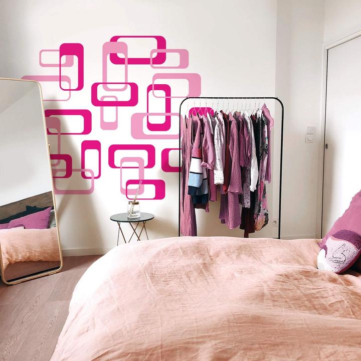 Actual product image Trenddeko Retro boxes pink (80 x 64 cm)
