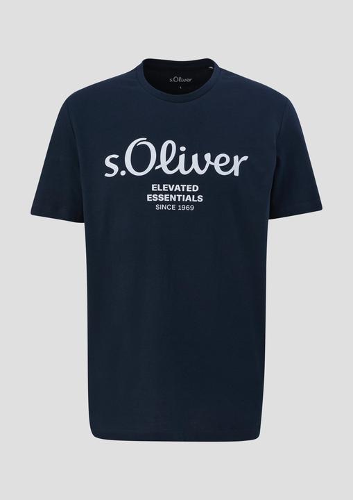 Produktbild S.Oliver T-Shirt Casual Bequem sitzend Logo T-Shirt (3XL)