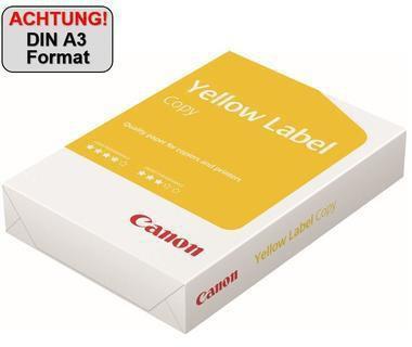 Actual product image Canon Copy paper Yellow Label Copy 80823B80B A3 80g 500 sheets/pack. (80 g/m², 500 x, A3)