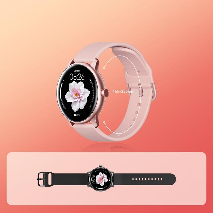 Actual product image Joyroom Classis Series JR-FC1 Smartwatch with Call Answering Function / IP68 Protection - Pink
