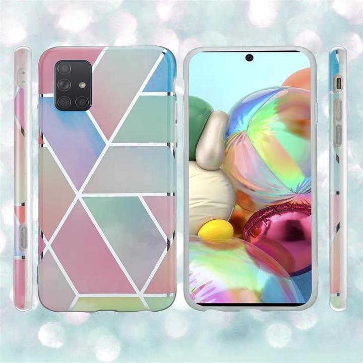Produktbild Cadorabo IMD TPU Bunter Marmor Cover (Samsung Galaxy A71 5G)