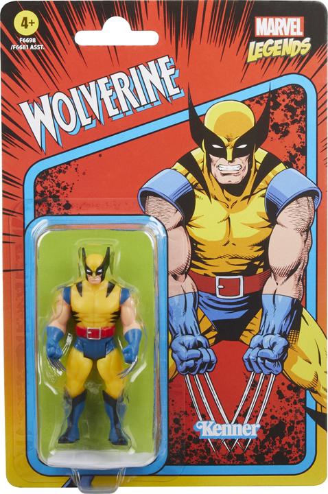 Image du produit Hasbro Marvel Legends Retro Collection figurine Wolverine 10 cm