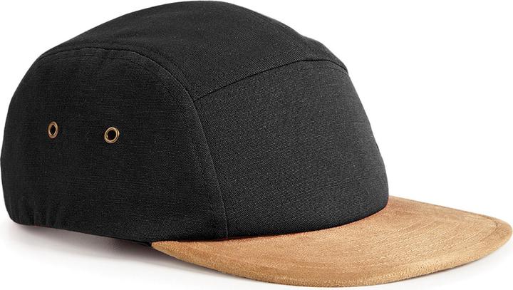 Actual product image Beechfield Baseball cap with faux suede peak (pack of 2) (One size)