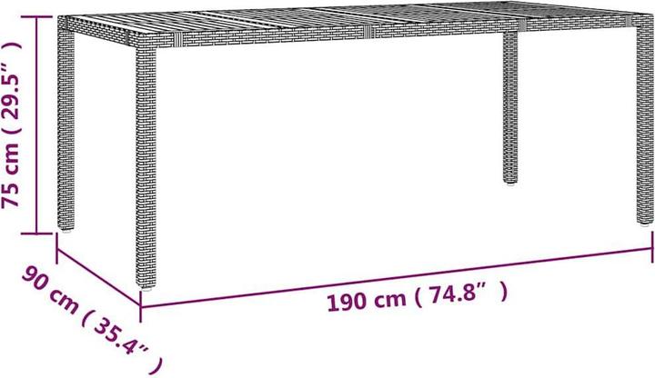 Produktbild VidaXL Wörth am Rhein (90 cm)