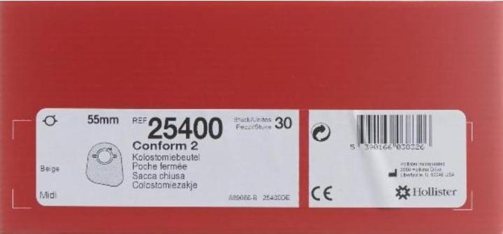 Image du produit Hollister Incorporated Colostomie Beutel -teilig 55mm hautfarbig (30 pièce(s), 3264 ml, 370 g)