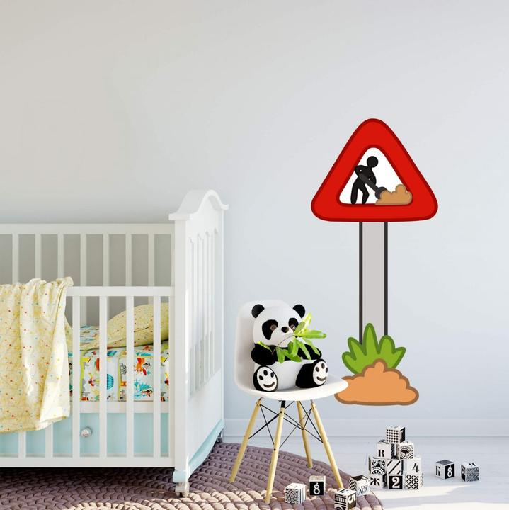 Produktbild Trenddeko Baustellenschild (60 x 136 cm)