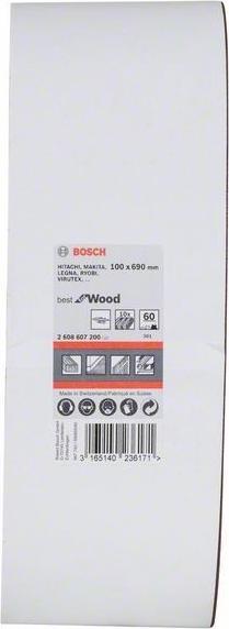 Image du produit Bosch Professional Zubehör PRO X440 bande abrasive, 100 x 690 mm, G60 (60)