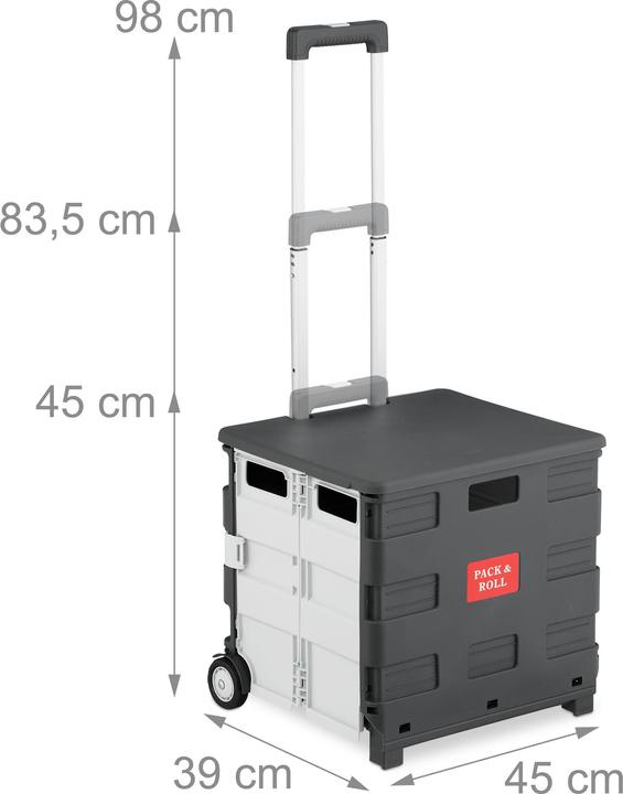Image du produit Relaxdays Chariot-de-courses