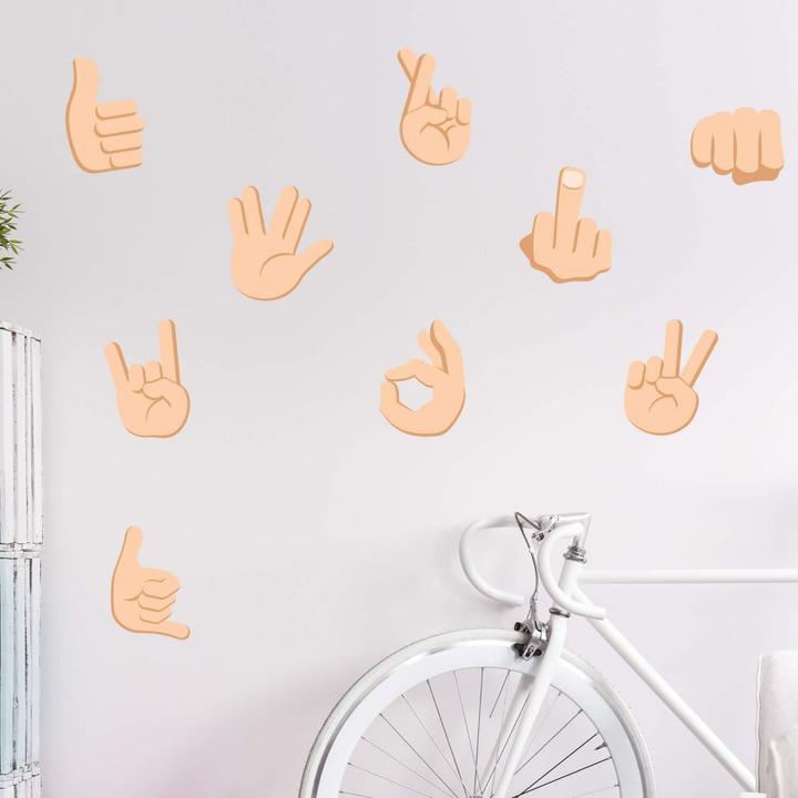 Produktbild Emojione Emoji Hand Signs (60 x 75 cm)