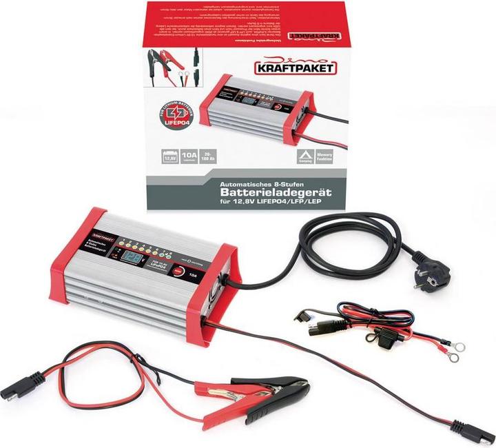Actual product image Dino KRAFTPAKET LifePo4 10A 136341 Car charger 12V (12V, 10 A)
